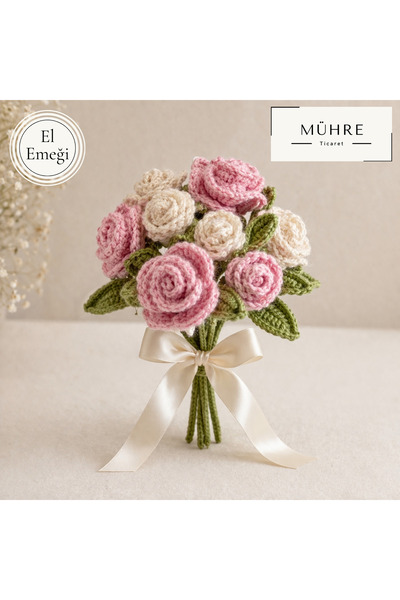 mühre 30cm El Emeği Pinterest Çiçek Buketi Gelin Çiçeği Hediyelik %100 Pamukl...