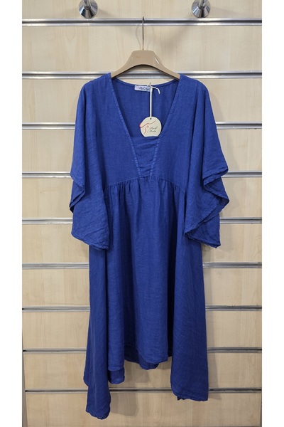 Park Moda Κοντό λινό φόρεμα