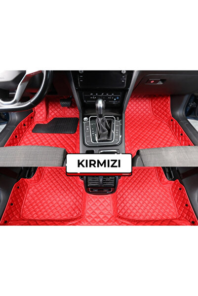 PASPASGRAFT OPEL ASTRA G KASA 2000-2006 Kırmızı Renk 8D Prestige Kaymaz Deri ...