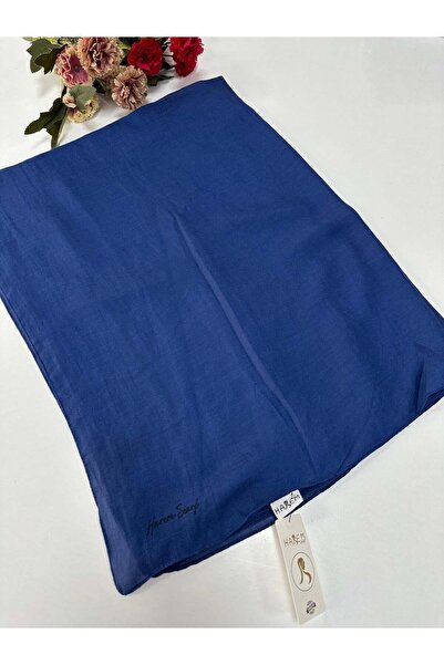 HAREM SCARF Harem Brista Cotton Shawl Light Navy Blue Hvh0302