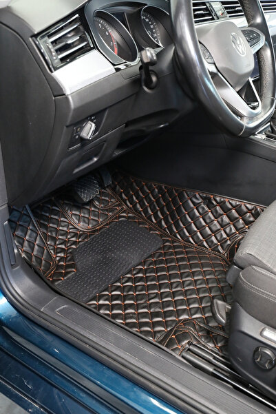 PASPASGRAFT MAZDA 3 SERİSİ 1998-2002 Siyah Üzeri Bakır Dikiş 8D Prestige Tam ...