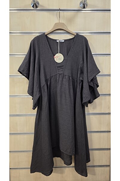 Park Moda Κοντό λινό φόρεμα