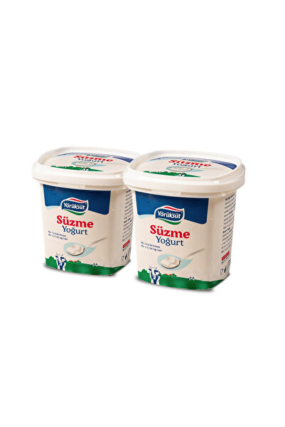 YÖRÜK SÜT Kova Süzme Yoğurt 900 GR 2'li Paket
