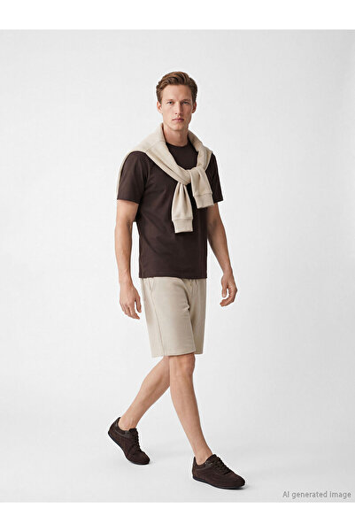 LC Waikiki Maternity Shorts & Bermuda Shorts - Beige - Not specified