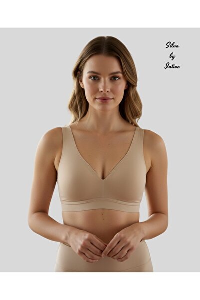 İntive Lingerie Σουτιέν/Μπραλέτα Silva με V-λαιμόκοψη μπροστά και πίσω, με χο...