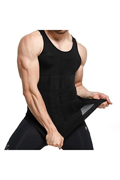 Sthxyfaith Men's Chest Gathering Athlete Corset Gynecorset Belly Slimming Bod...