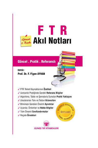 Güneş Tıp Kitabevleri FTR Akıl Notları Güncel 2. Baskı (QR Kodlu Videolar)