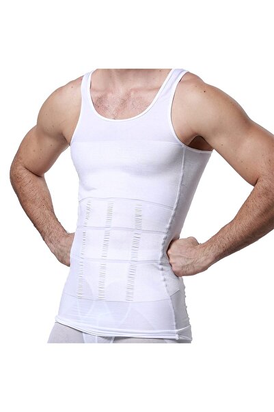 Sthxyfaith Men Slimming Body Shaper Vest Gynecomastia Compression Shirts Shap...