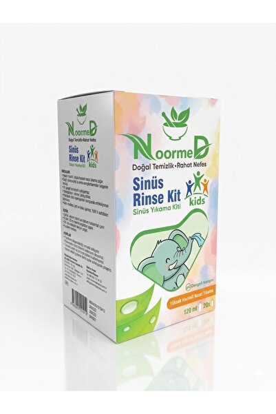 noormed Sinüs Rinse Kit Kids Burun Ve Sinüs Temizleme Kiti