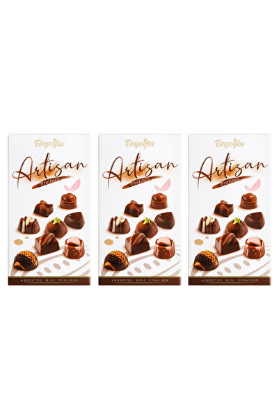 Beyoğlu Artizan Pralin Çikolata 80 Gr x 3 Adet