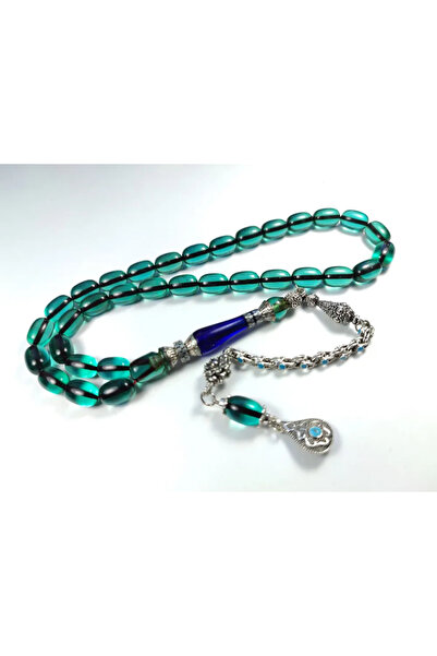 İskeçe Tesbih Μινέλι Γερμανική Ασημένια Φούντα με Συνδυασμό Ασημένιων Στοιχεί...