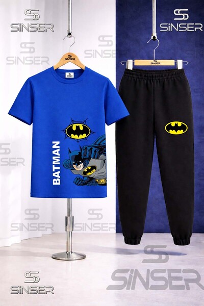 SS SİNSER Παιδικό σετ φόρμας με στάμπα BATMAN YAN KNUCKLE WRITING BYK