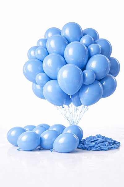 BALON DİYARI Açık mavi Balon – Kalın Dayanıklı Parti & Organizasyon Balonu (R...