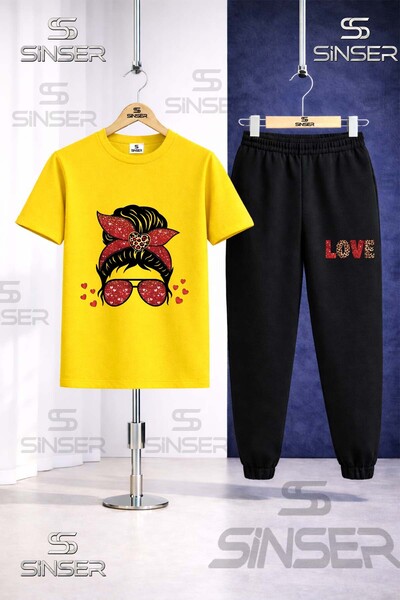 SS SİNSER Παιδικό Σετ Φούτερ με Μπλουζάκι με Σχέδιο ΚΟΥΜΠΑΡΑΣ με Γυαλιά και Κ...