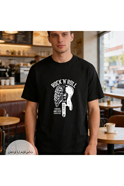 Arabest Men's Pure Cotton 237g T-Shirt, Double-Sided Heat Transfer Print, Box...