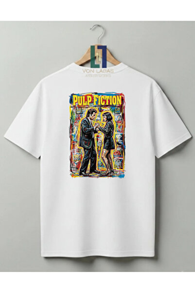 Grafftee Clothing Pulp Fiction Design Premium Unisex 100% βαμβακερό μπλουζάκι...