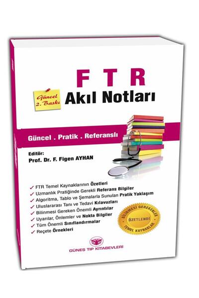 Güneş Tıp Kitabevleri FTR Akıl Notları Güncel 2. Baskı (QR Kodlu Videolar)
