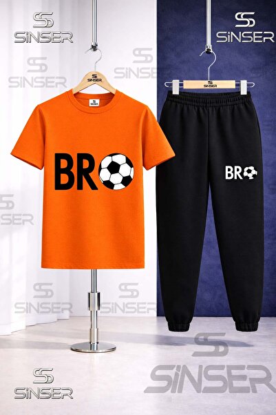 SS SİNSER Σετ φόρμας - Πορτοκαλί - Γραφικά