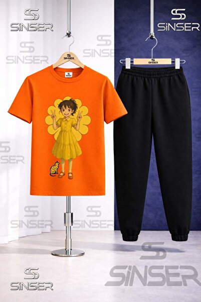 SS SİNSER Παιδικό σετ φόρμας με στάμπα HVN GIRL ANIME