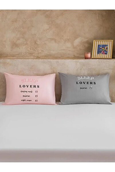 LC Waikiki Printed Cotton Pillowcase Set of 2 - 50X70 cm