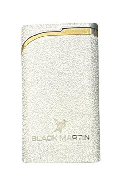 Black Martin Tek Torch Pürmüz Beyaz Metal Puro Çakmağı