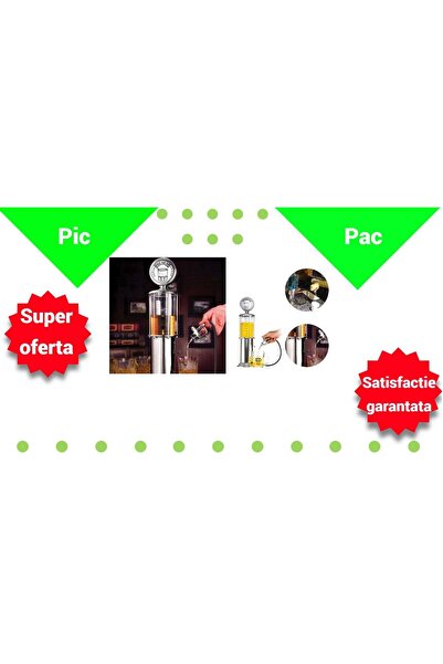 OEM Dozator Elegant pentru Bauturi - Dispenser Premium cu Pompa pentru Alcool...