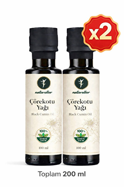 Natureller Çörek Otu Yağı ( Çörekotu ) 100 ml Soğuk Press 2'li Set