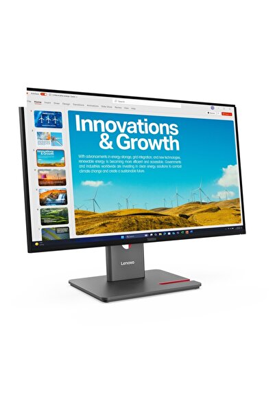 LENOVO Monitor ThinkVision P24QD-40 23.8 inci 2560 x 1440 px IPS 6 ms 120 Hz