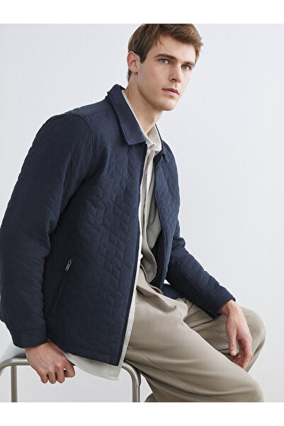 LC Waikiki Peak New Season Standard Fit Shirt Collar Quilted Men's Coat