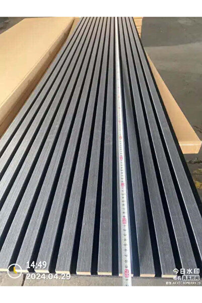 OEM Διακοσμητικό ακουστικό πάνελ με σχέδιο Eb-916Q, MDF, 2900x600x210 mm, ΓΚΡΙ