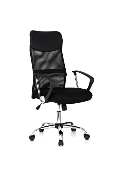 OEM Εργονομική καρέκλα γραφείου JRH, μοντέλο VIRE, Μαύρο, μηχανισμός ισορροπί...