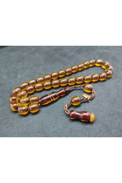 İskeçe Tesbih Hayyani Usta Eseri Double Sandpaper Double Polished Color Peak ...