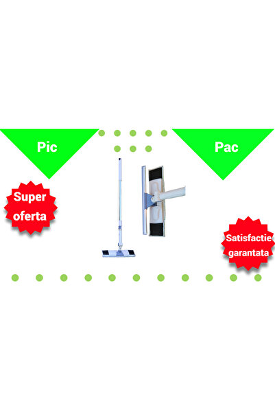 OEM 180° mop with microfiber cloth and silicone squeegee - Professional cleaning