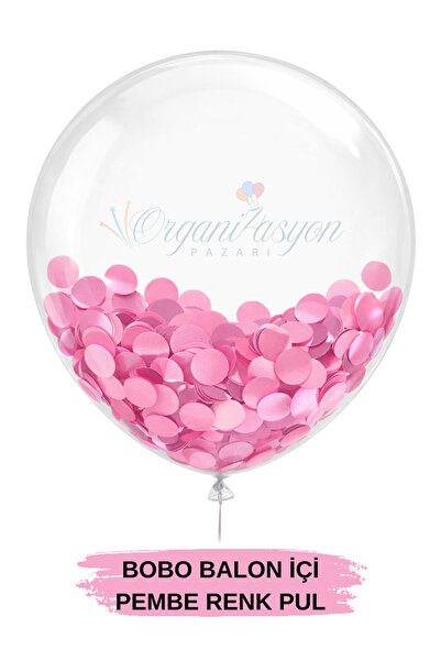 Organizasyon Pazarı Pink Bobo Balloon Stamp |   Transparent Balloon Stamp |  ...