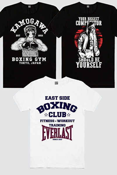 ROCKANDROLL Anime Boxer, Undefeated Boxer, Boxing Club Λευκό Ανδρικό Μπλουζάκ...