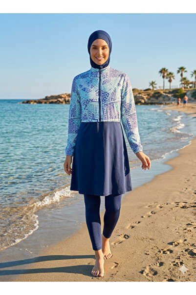 My-o Γυναικείο αφαιρούμενο σετ 4 τεμαχίων με κροπ τοπ, ολόκληρο καλυμμένο μαγ...