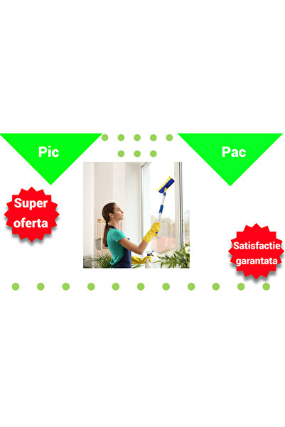 OEM Window Mop with Extendable Handle and Sponge - Professional Window and Gl...