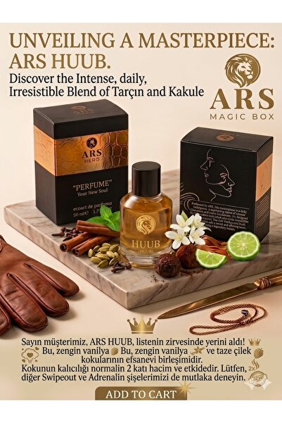 Ars Magic Box ARS HUUB NİŞ ÖZEL TASARIM – YOĞUN VE TATLI, SPECIAL BİR DOKUNUŞ...