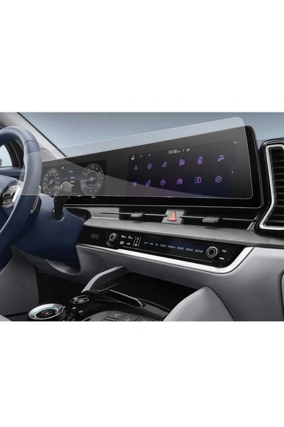 Glassmax Kia Sportage Multimedya ve Dijital Gösterge Ekran Koruyucu - Premium...