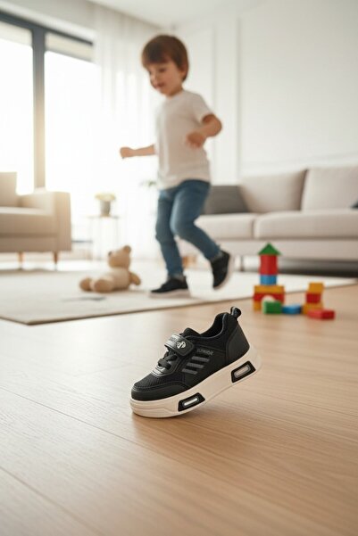 enoch Pantofi sport dinamici cu talpă ortopedică pentru copii, cu plasă flexi...