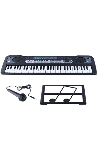 OEM Ηλεκτρονικό Όργανο με Μικρόφωνο με 61 Πλήκτρα MQ-6119, μαύρο