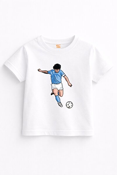 Rabona Fashion تي شيرت للأطفال بطبعة "أنا أتبرع لمارادونا" و"أنا أتبرع لياراد...