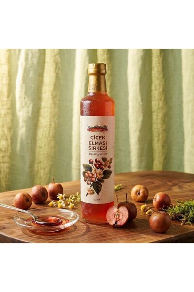 FERMENTE ATÖLYE Çiçek Elması (Yabani Elma) Sirkesi (500ml)