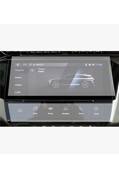 Glassmax Peugeot 408 GT - GT Line Multimedya Ekran Koruyucu- Kırılmaz Şeffaf ...