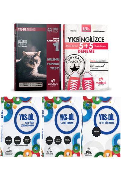 Modadil Yayınları YKS-DİL İngilizce Soru Canavarı 1-Kelime Yaprak Test+YKS İn...