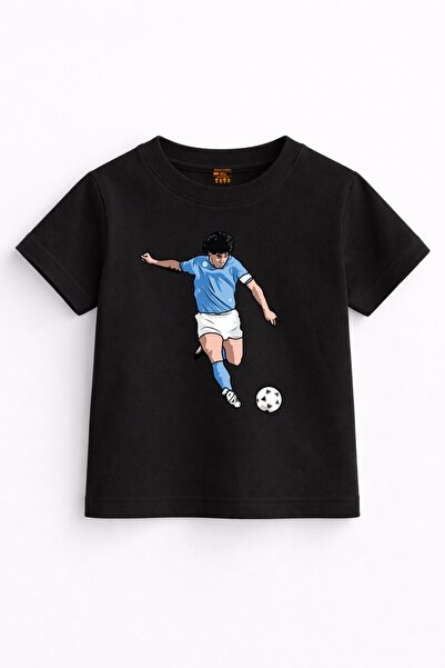 Rabona Fashion تي شيرت للأطفال بطبعة "أنا أتبرع لمارادونا" و"أنا أتبرع لياراد...