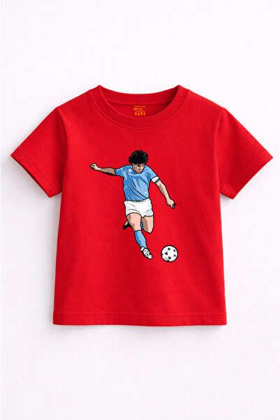Rabona Fashion تي شيرت للأطفال بطبعة "أنا أتبرع لمارادونا" و"أنا أتبرع لياراد...