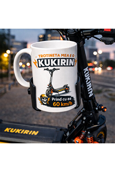 OEM Cana ceramica personalizata posesor de trotineta Kukirin - Cadoul perfect