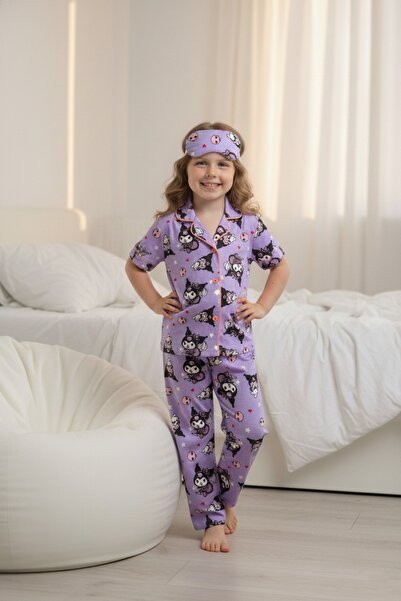 ÖRZİ Kids Καλοκαιρινό κοντομάνικο νυχτικό και σετ πιτζάμες για κορίτσια, με ε...