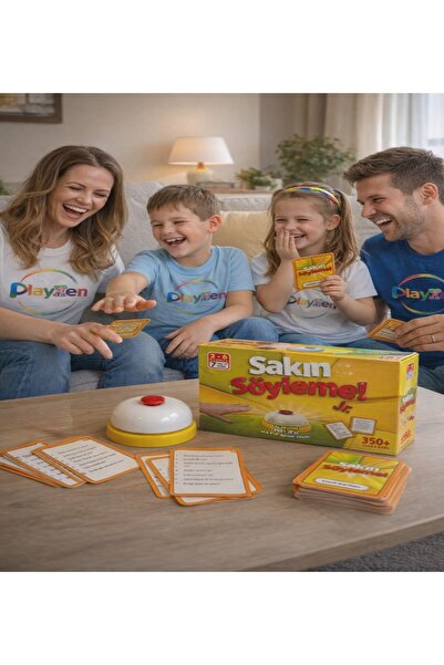 PlayZen Sakın Söyleme Aile Oyunu Jr. – Yasaklı Kelimeler Eğlenceli Kutu Oyunu...